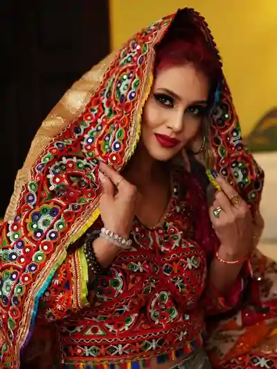 Kanak Raj in Vibrant Ethnic Attire - Bold Pose
